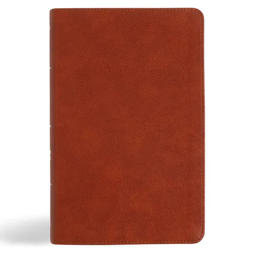 NASB Single-Column Personal Size Bible, Burnt Sienna Leathertouch - Imitation Leather