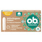 O.B. Organic Tampon - 100% Certified Organic Cotton, Fragrance-Free, Super Absorbent - Sustainable Menstrual Hygiene for Women
