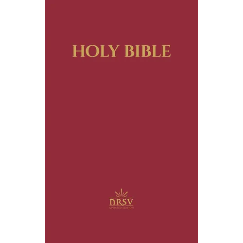 NRSV Updated Edition Pew Bible with Apocrypha (Hardcover, Burgundy) - Hardcover