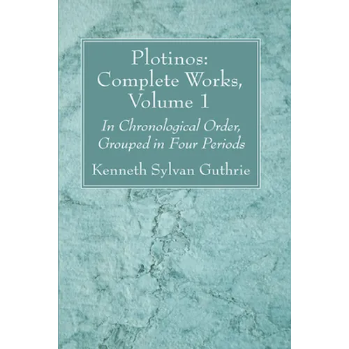 Plotinos: Complete Works, Volume 1 - Paperback