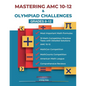Mastering AMC 10-12 & Olympiad Challenges: Grades 8-12 - Paperback
