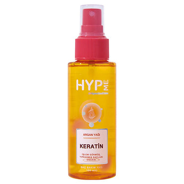 Hyp Me Keratin Hair Care Oil - Nourishing Argan Oil Treatment for Damaged Hair, 3.38 fl oz