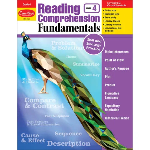Reading Comprehension Fundamentals, Grade 4 Teacher Resource - Paperback
