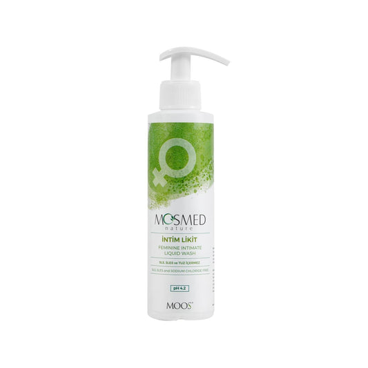 Moos Intimate Wash pH 4.2 - Gentle, pH Balanced Feminine Hygiene Liquid for Sensitive Skin - 200ml