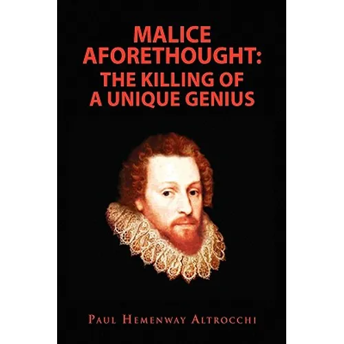 Malice Aforethought - Hardcover