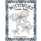 Butterflies Adult Coloring Book - Paperback