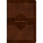 Rvr 1960 Biblia Letra Grande Tamaño Manual Edición Tierra Santa, Café Símil Piel Mass Market - Imitation Leather
