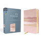 Niv, Thinline Bible, Leathersoft, Pink, Red Letter, Comfort Print - Imitation Leather