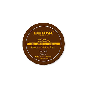 Bebak Cocoa Tanning Cream: Achieve a Beautiful Bronzed Tan, Moisturizes Dry Skin & Extends Tan Duration - Sun Tanning Lotion, 100 ml