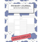 Primary Journal with Picture Space: Various Template for Drawing and Writing - Paperback