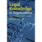 Legal Knowledge in Organizations - Paperback