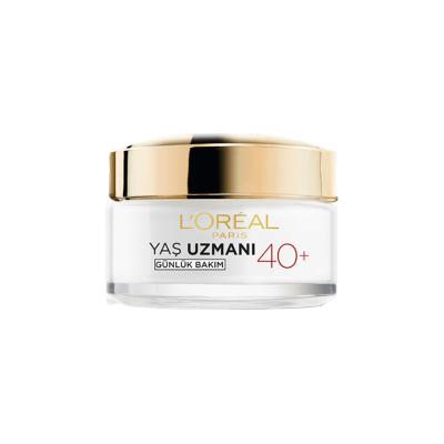 Loreal Paris Anti-Wrinkle Moisturizing Cream for Mature Skin - 40+ Skincare, Anti-Aging Cream with Opuntina Flower Extract & Retino-Peptides
