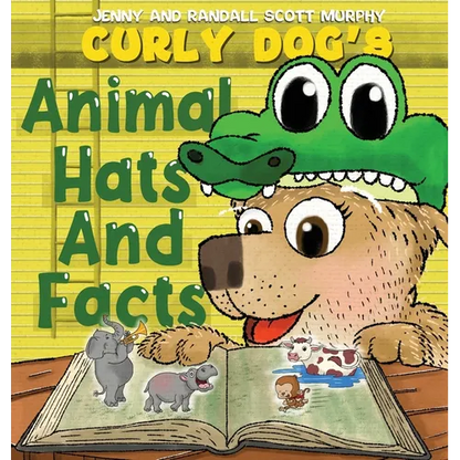 Curly Dog's Animal Hats And Facts - Hardcover