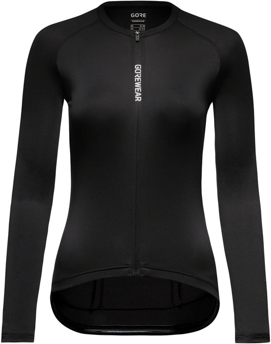 Gorewear Spinshift Long Sleeve Jersey - Black Women's Large/12-14