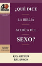 Que Dice La Biblia Acerca del Sexo? / What Does the Bible Say about Sex? (40 Minute Bible Studies) - Paperback