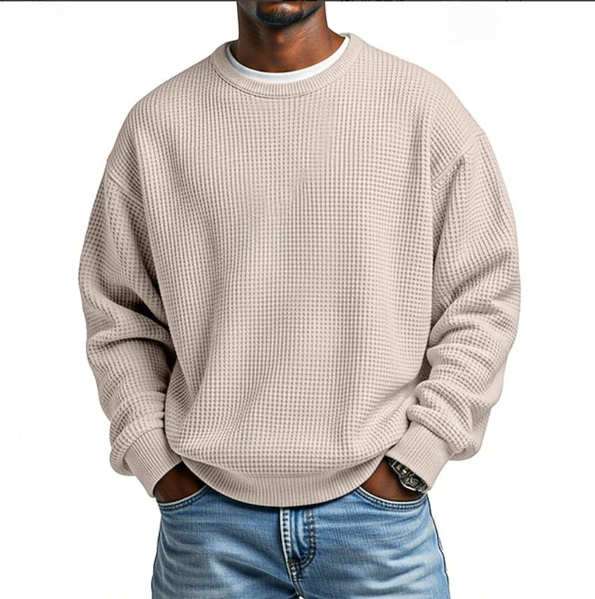 Mens Fashionable Simple And Relaxed Fit Sweatshirt
