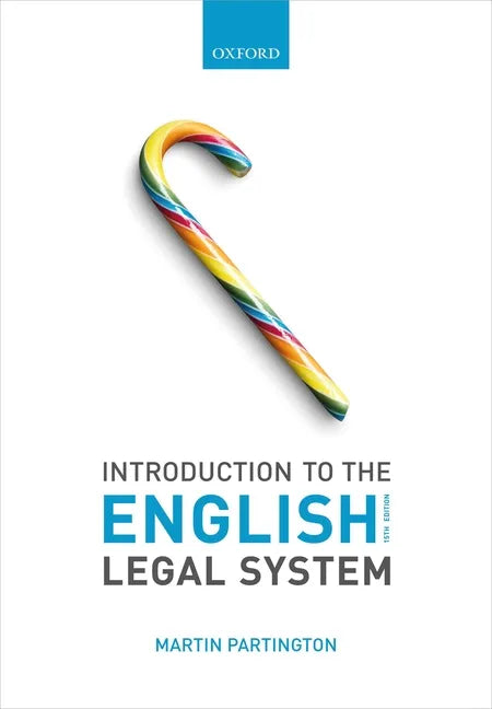 Introduction to the English Legal System - Paperback
