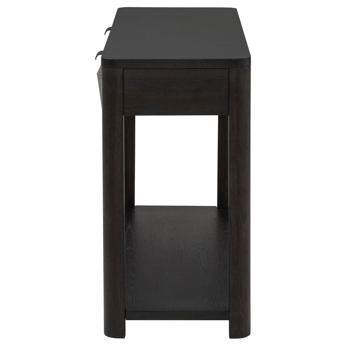 Marcelo Sofa Console Table with 2 Drawers and Shelf Coffee