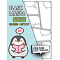 Blank Manga for Kids (Ages 4-8, 8-12): (100 Pages) Draw Your Own Manga with a Variety of 20 Blank Templates! - Paperback