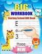 Big Workbook Starting School ABC Book: handwriting practice books for kids + Preschool Math Workbook for Toddlers Ages 2-4: Beginner Math Preschool Le - Paperback