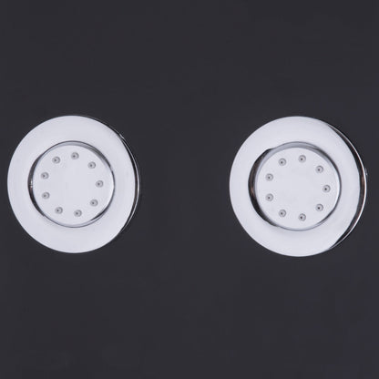 Bathroom ABS Shower Panel with Massage Jets & Hand Shower 