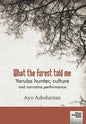 What the forest told me: Yoruba hunter, culture and narrative performance - Paperback