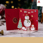 3D Three-dimensional Greeting Card Creative Christmas Eve