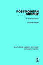 Postmodern Brecht: A Re-Presentation - Paperback
