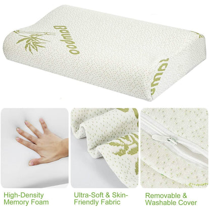 Bamboo Memory Foam Sleep Pillow