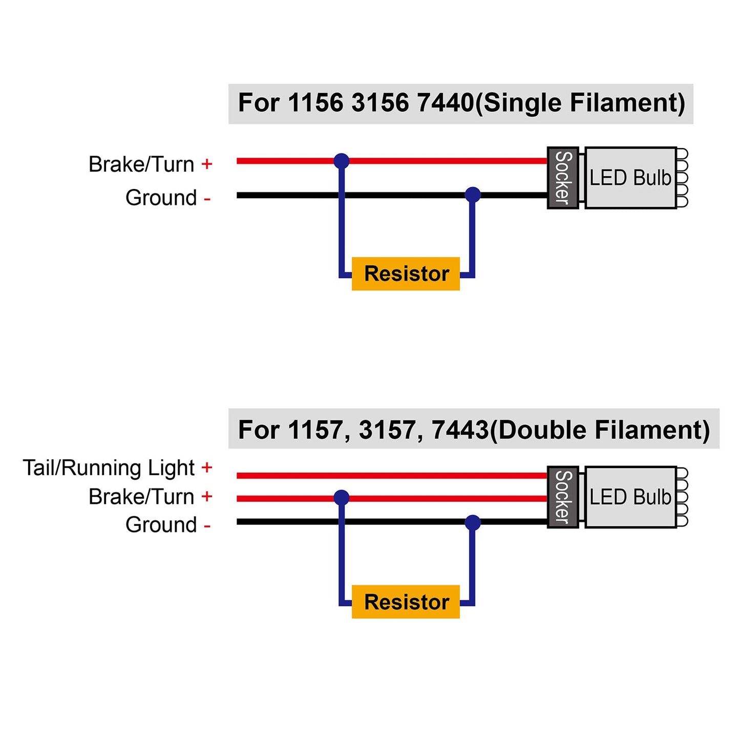 10 PIC 50W 6 ohm Load Resistor Set with 20 T-Taps