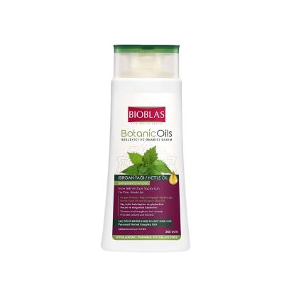 Bioblas Nettle Oil Shampoo for Hair Loss Prevention and Volumizing - 12.18 fl oz