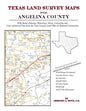 Texas Land Survey Maps for Angelina County - Paperback