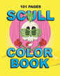 Scull Color Book: Teenager and Adult Coloring Gift Book for Daughter, Sister, Girlfriend or Friend to Cope with Anxiety and Depression - Paperback