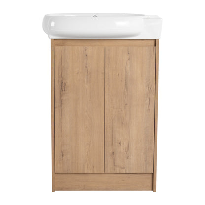 23' Freestanding Bathroom Vanity with Sink, Soft Close Doors