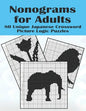Nonograms for Adults: 80 Challenging Japanese Crossword Picture Logic Puzzles, Griddlers, Picross, Hanjie - Paperback