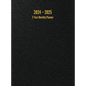 2024 - 2025 2-Year Monthly Planner: 24-Month Calendar (Black) - Large - Hardcover