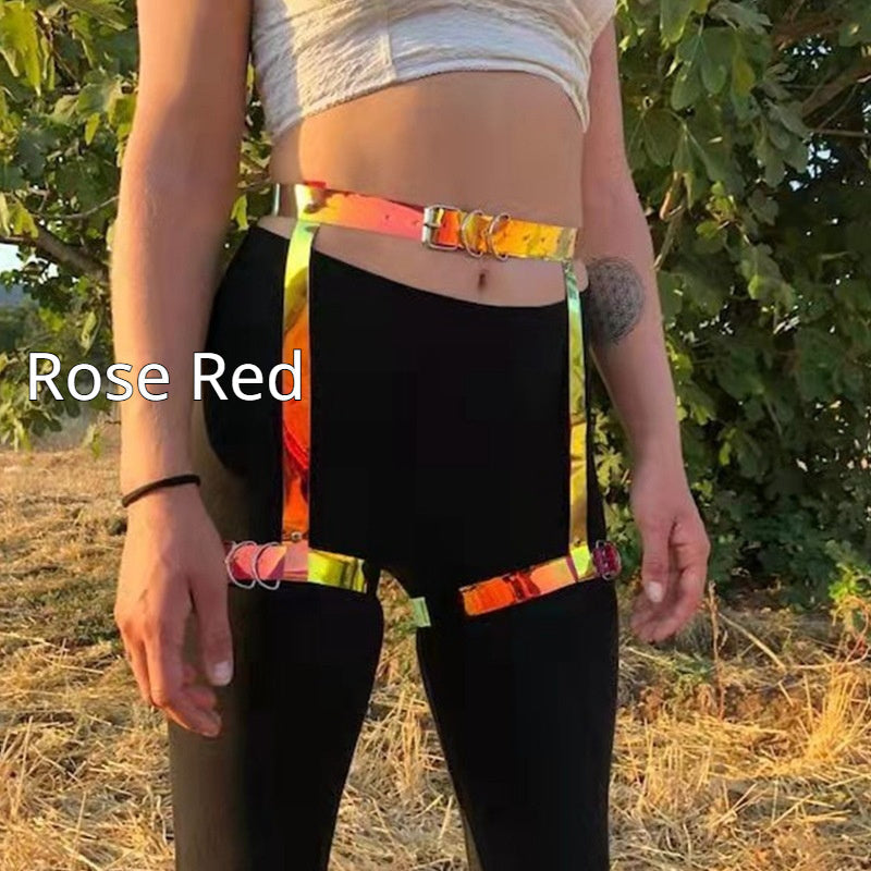 Colorful Belt Leg Ring And Strap Accessories