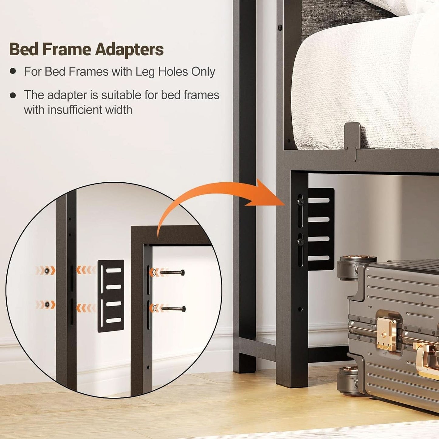 Queen Size Headboard With Storage Shelf And USB Ports