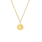 Fashion Moon Sun Relief Ornament Necklace