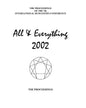 The Proceedings Of The 7th International Humanities Conference: All & Everything 2002 - Paperback