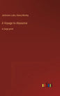 A Voyage to Abyssinia: in large print - Hardcover
