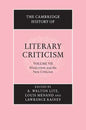 The Cambridge History of Literary Criticism: Volume 7, Modernism and the New Criticism - Paperback