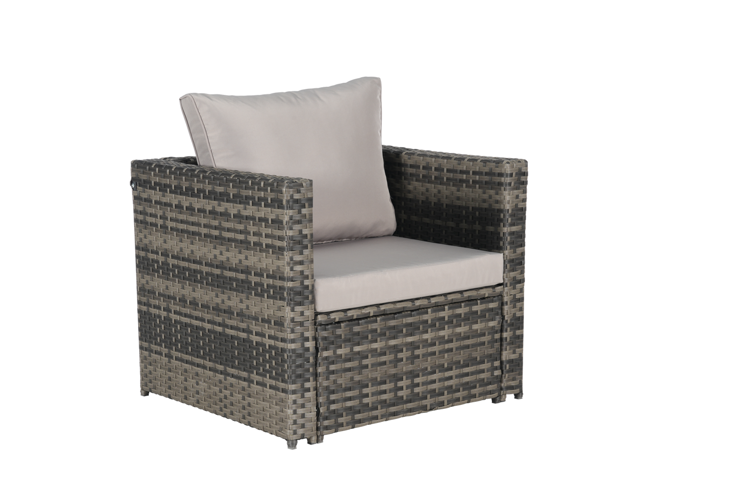 Outdoor Patio Set 6 Piece PE Rattan Seats 8