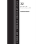 Code of Federal Regulations, Title 32 National Defense 191-399, Revised as of July 1, 2023 - Paperback