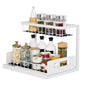 Kitchen Under Sink Pull-out Spice Storage Tiered Rack