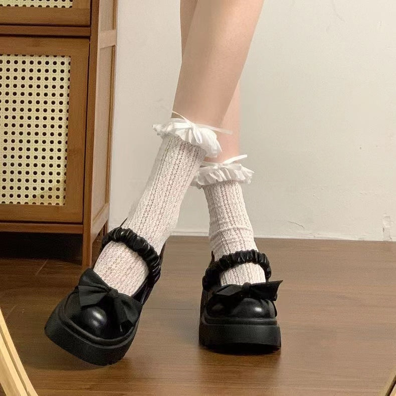Japanese Style Small Fragrant Style Thick Soled Mary Jane Small Leather Shoes French Fashion Matching Skirt Single Shoe 2025 Summer Autumn New Item