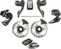 SRAM Force eTap AXS Road Groupset - 2x12-Speed HRD Shift/Brake Levers FM Calipers Rotors Chain F/R Derailleurs Hammerhead Karoo E1
