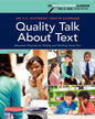Quality Talk about Text: Discussion Practices for Talking and Thinking about Text - Paperback