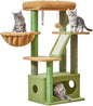 38-Inch Cat Tree for Indoor Cats | Kitten Tower with Condo, Hammock & Perch
