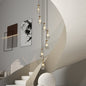 Chandelier 7-Light Pendant Adjustable Black Living Room Foyer Stairwell